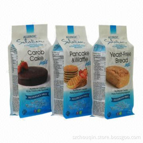 Plastic Bread Bags with Printed/Side Gusset, Made of PET, AL and PE